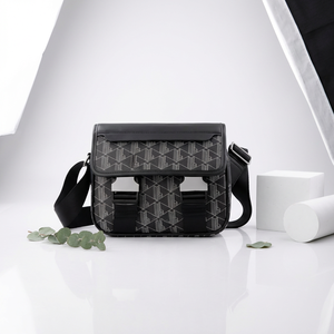 Sac à bandoulière vintage en cuir PU imperméable de luxe pour homme et femme, sac à bandoulière décontracté, sac messager latéral, logo personnalisé - Product Image 5