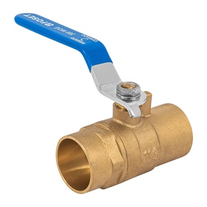 Foset ESSO-1-1/4 vanne à boisseau sphérique manuelle en laiton contrôle de l'eau haute température soudable 1-1/4 \ "pouces OEM personnalisable - Product Image 1