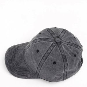 Wholesale Vintage Cowboy Sport Hat <b>Cap</b> 6-Panel <b>Plain</b> Denim Casual Hat Custom Embroidery Washed Cowboy Baseball <b>Cap</b> With Logo - Product Image 2
