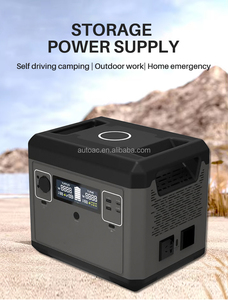 Sistema de energía de estación de energía <span class=keywords><strong>portátil</strong></span> de 2000W, Banco de energía de iones de litio <span class=keywords><strong>con</strong></span> puerto de RV, baterías de emergencia solares para fuente de coche, <span class=keywords><strong>enchufe</strong></span> de EE. UU. - Product Image 3