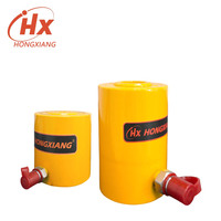 Cric hydraulique à profil bas en acier, portable et durable, capacité 10 tonnes, modèle HX-RCS-101