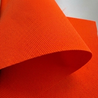 Tissu Oxford 600D enduit PU fluorescent, imperméable, résistant à l'abrasion, écologique, respirant, léger, uni, haute visibilité