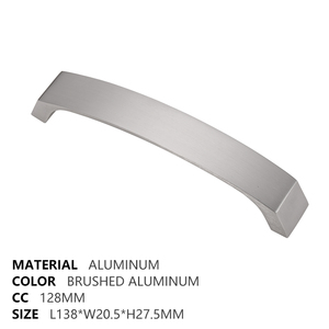 Modern Pantry Dresser Closet Cupboard New Hardware Wardrobe Drawer Kitchen Cabinet <strong>Door</strong> Handle Pulls Furniture Handles - Product Image 3