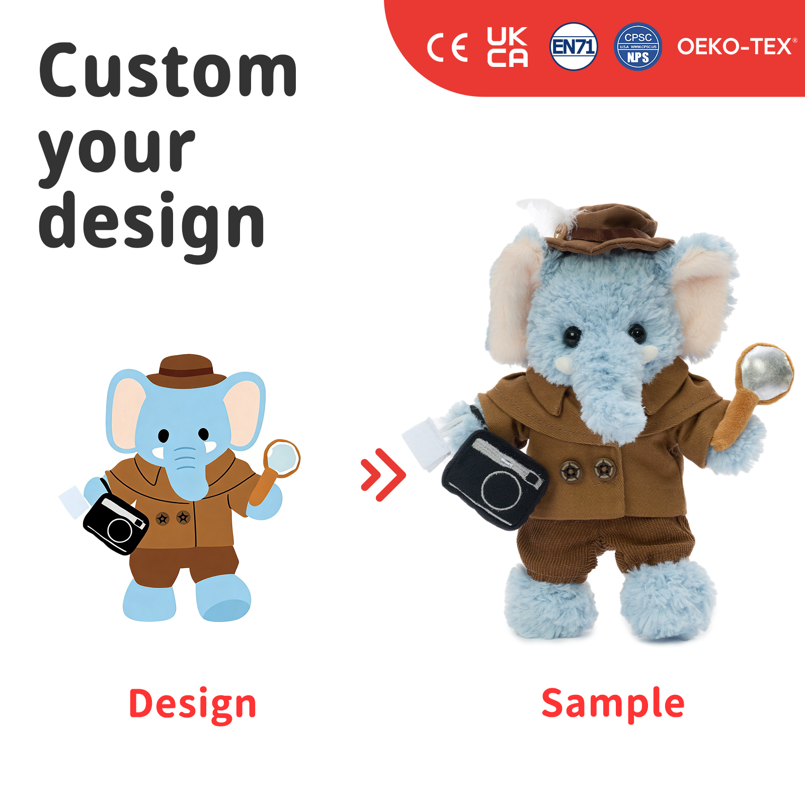 Diseña tu propio peluche