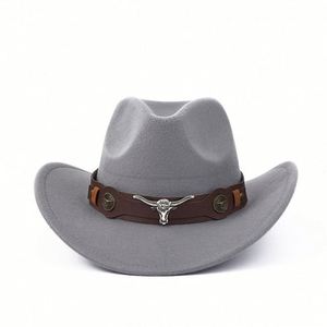 Wholesale Hot Selling Spring Autumn Blank Jazz <b>Hats</b> Custom Cowboy <b>Hat</b> - Product Image 5