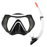 2025 Version lentille étanche unique équipement de plongée sous-marine lunettes de plongée gratuites ensemble de tuba de pêche sous-marine masque de plongée