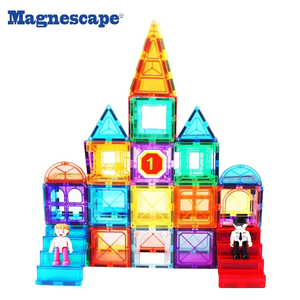 Magnescape 150pcs Tuiles Magnétiques 3D <span class=keywords><strong>Cube</strong></span> Magique & Jouet de Construction Apprentissage Créatif Puzzle Modèle Jouet - Product Image 3