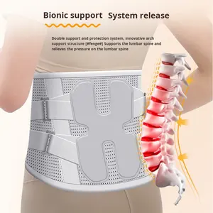 Stok Toptan Ayarlanabilir Yoga Bel Destek Korsesi Kemeri Erkek Kadın Hafif Nefes Alabilen Her Mevsim Sırt Ağrısı Giderici Çelik - Product Image 2
