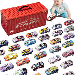 <span class=keywords><strong>Boîte</strong></span> de <span class=keywords><strong>rangement</strong></span> pour 48 mini voitures miniatures, collection de voitures de course unisexe, avec fonction de recul, <span class=keywords><strong>boîte</strong></span> de transport - Product Image 3
