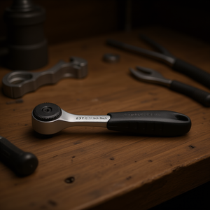 Llave de trinquete de 237 C y 1/4 de pulgada con mango de agarre cómodo para tareas de apriete de precisión - Product Image 3