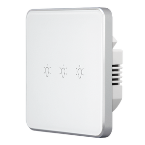 Interrupteur intelligent Zigbee3.0 1/2/3 Gang 3-600W/Gang Neutre en option Fonctionne avec Home Assistant <span class=keywords><strong>Echo</strong></span> SmartThings Panneau tactile en verre - Product Image 2