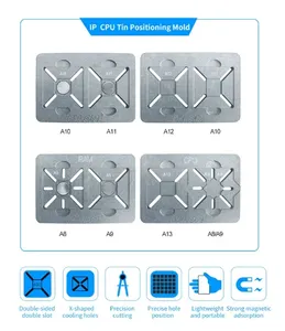 Plataforma de Reballing para Posicionamiento de CPU en Placa Base <span class=keywords><strong>SS</strong></span>-601H, Kit para Reparación de iPhone A13/A12/<span class=keywords><strong>A11</strong></span>/A10/A9/A8, Doble Cara - Product Image 5