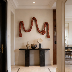 Escultura <span class=keywords><strong>de</strong></span> Pared <span class=keywords><strong>de</strong></span> Macramé con Cuerda Trenzada, Estilo Artesanal, para Proyectos <span class=keywords><strong>de</strong></span> Interiorismo y Arte <span class=keywords><strong>de</strong></span> Alta Gama - Product Image 3