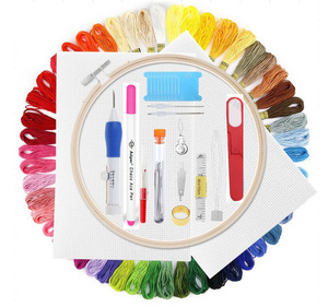 <span class=keywords><strong>Kit</strong></span> de Bordado <span class=keywords><strong>con</strong></span> <span class=keywords><strong>Aguja</strong></span> Mágica, Pluma de Bordado Mágica <span class=keywords><strong>con</strong></span> Herramienta, <span class=keywords><strong>Kit</strong></span> de Bordado a Mano <span class=keywords><strong>para</strong></span> Principiantes Adultos - Product Image 4
