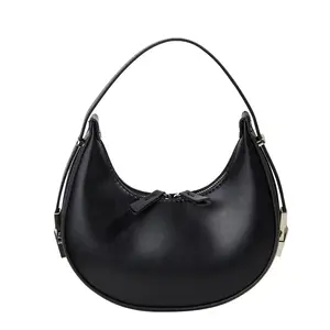 Высококачественная Сумка-полумесяц, женская сумка-хобо, новый дизайн, женская простая модная сумка на плечо