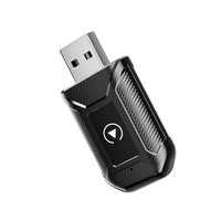 Adaptateur sans fil CarPlay Android Auto Plug and Play 2-en-1 BT5.4 5.8G WiFi RTL8730 USB-A Type-C avec reconnexion automatique