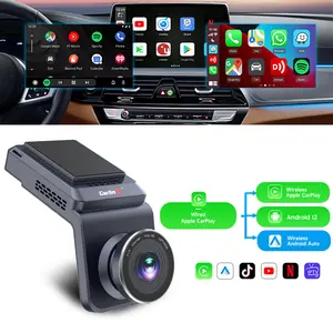 Carlinkit 64Gb Tf 128Gb 1080P Hd araba kamera Carplay Video Sim kart 4G sürüş kayıt Dvr Ai kutusu Android Ios Dvd Dongle