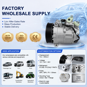 Compresor de <span class=keywords><strong>Aire</strong></span> <span class=keywords><strong>Acondicionado</strong></span> para Mercedes-Benz Clase C GLE450 S63 GLE320 Coupé CL203 2001-2011 12V - Product Image 2