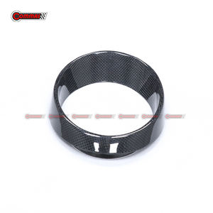 ฝาครอบคอนโซลภายในรถยนต์คาร์บอนไฟเบอร์แบบแห้งสไตล์ OEM สำหรับ Ferrari 488 อะไหล่ตกแต่งรถยนต์ - Product Image 1