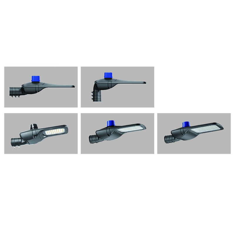 Minglan Smart LED Polygonal Garden Street Lamp Pole - Hot Dip Galvanized Outdoor Road Lighting