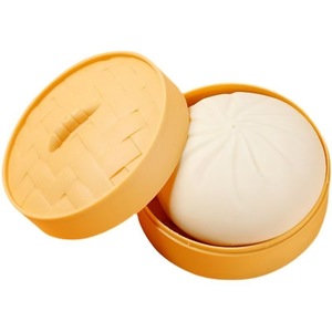 Juguete de rebote lento de plástico blando antiestrés, simulación de bollos al vapor, para descompresión y alivio del estrés, con sonido al apretar, para comercio electrónico transfronterizo - Product Image 5