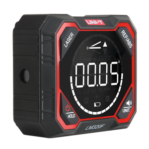 Compteur d'angle UNI-T LM320D/LM320E/LM320F avec batterie au lithium 4*90. Affichage rétroéclairé par LED MM/M IN/FT % pour instruments de mesure - Product Image 3