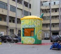 Tente Ananas Gonflable pour Promotion Plage, Bar à Jus Gonflable, Kiosque à Boissons, Cabine Photo Fruits pour Décoration d'Événements de Parc à Thème