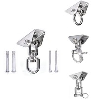 Ensemble de cintres à balançoire robustes Crochet de suspension au plafond permanent en acier inoxydable antirouille permanent