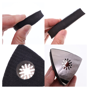 80*80*80 mét móc và vòng lặp tam giác mài sao lưu Tấm chà nhám đĩa sao lưu <span class=keywords><strong>Pad</strong></span> cho cát đĩa công cụ mài mòn đánh bóng - Product Image 6