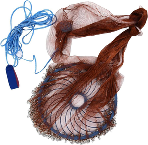 Filet de pêche professionnel de style japonais avec poche inférieure, ligne en soie haute élasticité, maille précise pour la mulette et la tilapia - Product Image 3