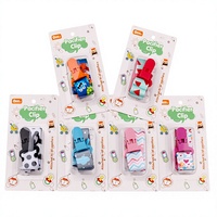 Lot de 1 attache-sucette avec clip et jouets de dentition pour bébés garçons et filles