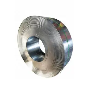 Düşük kaliteli galvanizli çelik şeritler Q195 demir çember temperli galvanizli çelik bant çelik çemberleme bandı bobin