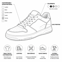 Sneakers Chunky Personnalisées, Sport Casual, Impression de Logo, OEM ODM