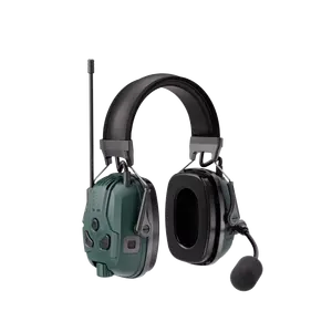Meiyin mg700 được xây dựng trong Walkie Talkie tiếng ồn hủy bỏ earmuffs VOX kiểm soát Đường dài không dây nói chuyện giao tiếp earmuffs