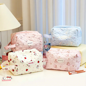Nueva <span class=keywords><strong>Bolsa</strong></span> de Maquillaje Portátil Acolchada con Forma de Nube de <span class=keywords><strong>Hello</strong></span> <span class=keywords><strong>Kitty</strong></span>, Linda para Niñas, <span class=keywords><strong>Bolsa</strong></span> de Almacenamiento para Viajes - Product Image 1