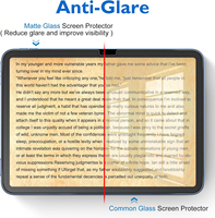 Film mat pour tablette, protection d'écran en verre trempé anti-traces de doigts pour Apple iPad 11 10 9 8ème génération air 13 pouces M2 M3 M4