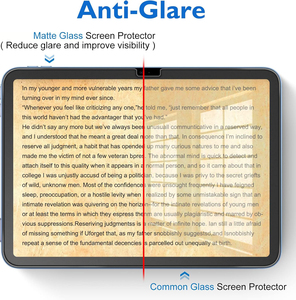 ฟิล์มกันรอยแบบด้านสำหรับแท็บเล็ต  กระจกนิรภัยป้องกันรอยนิ้วมือ สำหรับ <span class=keywords><strong>Apple</strong></span> <span class=keywords><strong>iPad</strong></span> <span class=keywords><strong>11</strong></span> 10 9 8 รุ่นที่ 1 2 3 4  air 13 นิ้ว <span class=keywords><strong>M2</strong></span> M3 M4 - Product Image 3