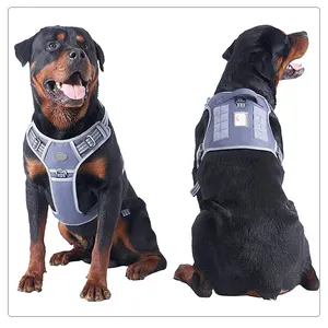 Taktisches Hunde geschirr No Pull Reflective Adjusta ble Outdoor Dog Harness