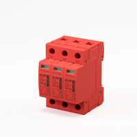 Dispositif de protection contre les surtensions EAST Red 3P 275V AC SPD 20kA/40kA T2, cuivre plastique pour protection contre la foudre triphasée, YSP A1