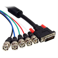 Prix usine OEM 3m DVI 24 + 1 connecteur 5 BNC adaptateur câble électrique Audio DVI câble haut-parleur voiture Applications combinaison