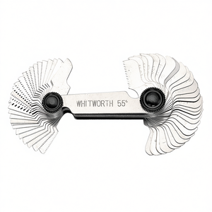 Fervi 58-Blade Medidor de paso de roscas Whitworth de 55 grados para herramientas de machos y terrajas - Product Image 2