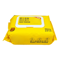 Lingettes pour bébé sans alcool, emballages individuels pour les voyages, portables pour le nettoyage des mains et du visage, logo personnalisé OEM