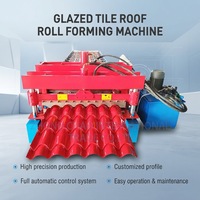 Machine de formage de tuiles en acier coloré à glaçure économique, facile à utiliser, pour la production de tuiles de toiture en acier, provenant du Hebei, Chine