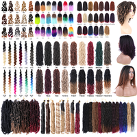 Bombe à ressort pré-torsadée Nubian Twist Hair Pré-bouclé Ombre Ghana Mini Spring Passion Twist Synthétique Crochet Tresse Cheveux