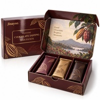 Boîte d'expédition personnalisée brillante en carton ondulé E-Flute pour dégustation de chocolats, emballage cadeau rigide en carton pour abonnement e-commerce