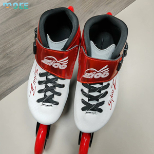 Patins à roulettes de course en fibre de carbone SeeMore pour adultes, chaussures de patinage professionnelles pour la compétition <span class=keywords><strong>avec</strong></span> 4 roues en option 90/100/110 mm - Product Image 5
