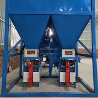 Ligne d'emballage de mélangeur à ruban pour poudre de mastic mural en acier doux de 2 à 4 tonnes/heure pour mortier sec dans l'industrie de la construction