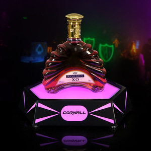 Wan Zhan LED Illuminated Wine <b>Rack</b> 70cl XO Champagne Base Modern <b>Bar</b> Display Decorative Liquor Stand - Product Image 4