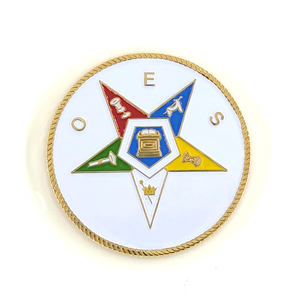 Emblem Regalia Freemasonry Stiker Mobil Masonik 2 inci Mini Emblem Mobil Masonik dengan Perekat - Product Image 3