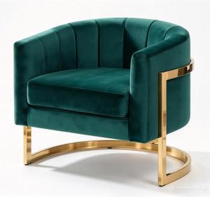 Basit Modern İskandinav Kumaş Yüksek Esnek Köpük Süngerli Daire Kullanımı İçin Rahat Yuvarlak Dinlenme Masajlı Döşemeli Tek Kişilik Koltuk - Product Image 5